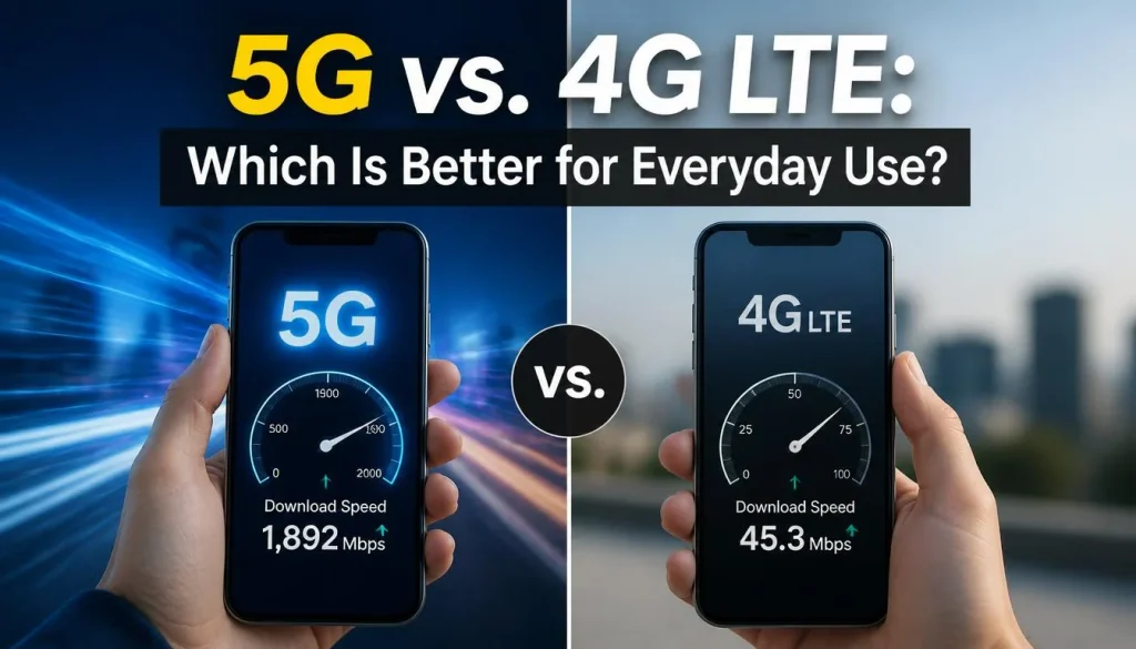 5G vs. 4G LTE Which Is Better for Everyday Use