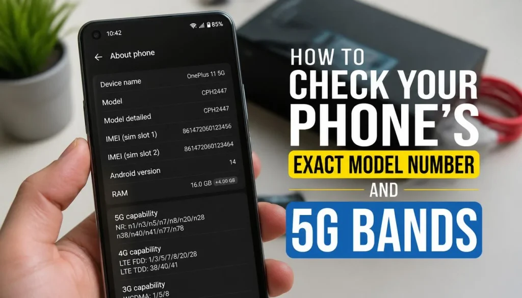 How to Check Your Phone's Exact Model Number and 5G Bands