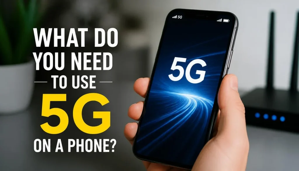 What Do You Need to Use 5G on a Phone