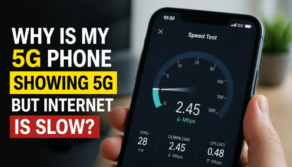 Why Is My 5G Phone Showing 5G but Internet Is Slow