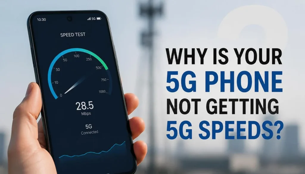 Why Is Your 5G Phone Not Getting 5G Speeds