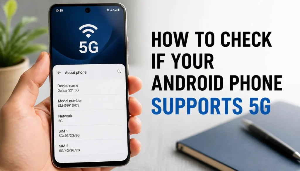 How to Check If Your Android Phone Supports 5G